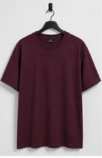 Wine regular fit Gkraphic Back Print T-Shirt