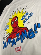 Spidy white regular fit t shirt