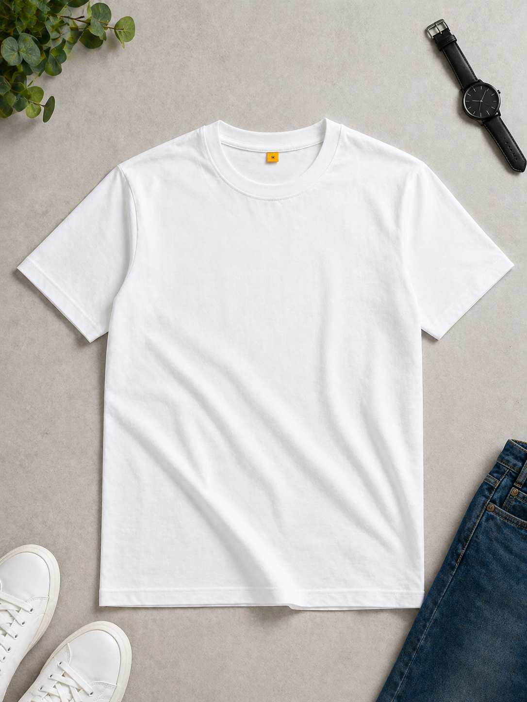 White oversized plane t shirt