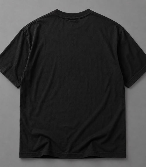Bow Down black oversized T-shirt