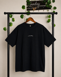 Eyes On Me Black over-sized T shirt