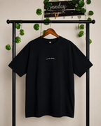 Eyes On Me Black over-sized T shirt