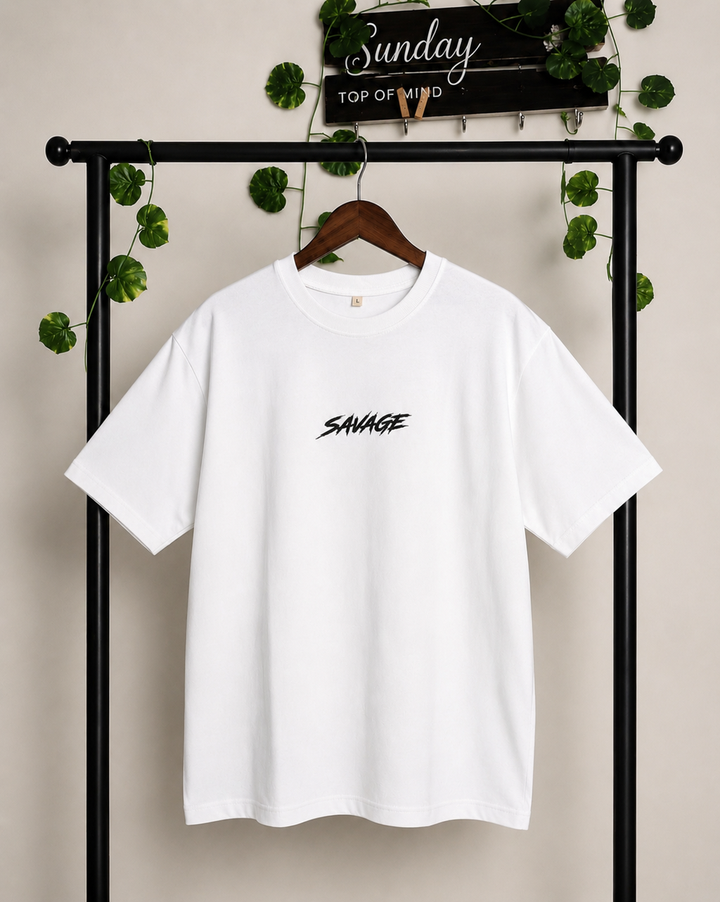 Eyes on me white Regular fit T shirt