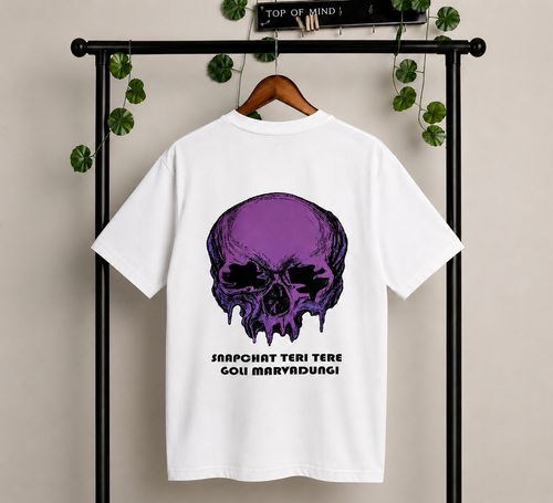 Eyes on me white Regular fit T shirt